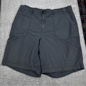 Sonoma Gray Bermuda Style  Four Pocket Shorts Cotton Blend Casual, XL